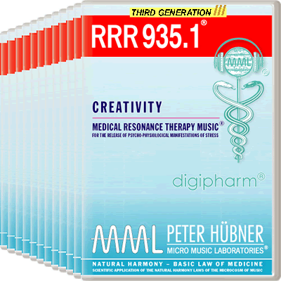Peter Hübner - Medical Resonance Therapy Music<sup>®</sup> - RRR 935 Creativity No. 1-12