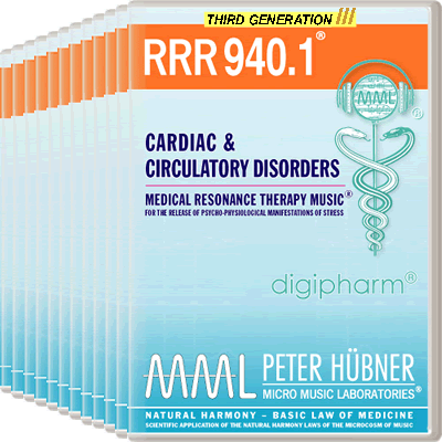 Peter Hübner - Medical Resonance Therapy Music<sup>®</sup> - RRR 940 Cardiac & Circulatory Disorders No. 1-12