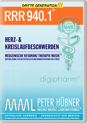 Peter Hübner - Medizinische Resonanz Therapie Musik<sup>®</sup> - RRR 940 Herz- und Kreislaufstörungen Nr. 1