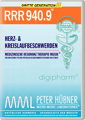 Peter Hübner - Medizinische Resonanz Therapie Musik<sup>®</sup> - RRR 940 Herz- und Kreislaufstörungen Nr. 9