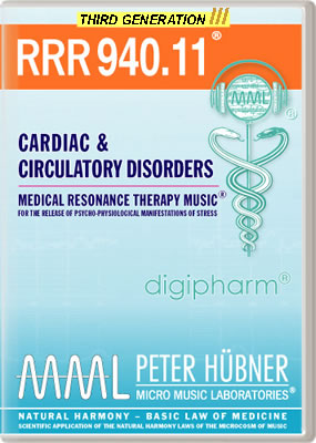 Peter Hübner - Medical Resonance Therapy Music<sup>®</sup> - RRR 940 Cardiac & Circulatory Disorders No. 11