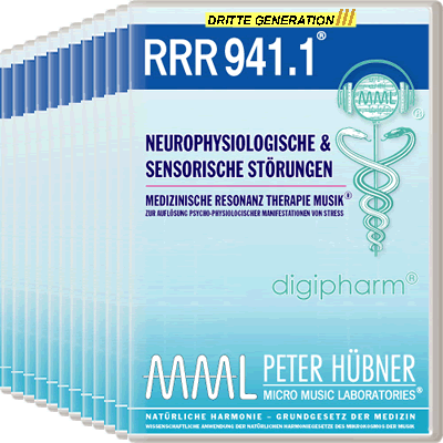 Peter Hübner - Medizinische Resonanz Therapie Musik<sup>®</sup> - RRR 941 Neurophysiologische & sensorische Störungen Nr. 1-12
