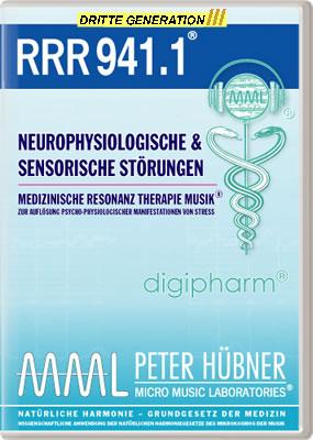 Peter Hübner - Medizinische Resonanz Therapie Musik<sup>®</sup> - RRR 941 Neurophysiologische & sensorische Störungen Nr. 1