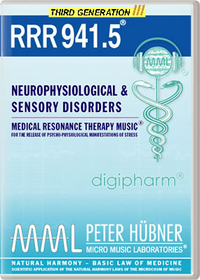 Peter Hübner - Medical Resonance Therapy Music<sup>®</sup> - RRR 941 Neurophysiological & Sensory Disorders No. 5
