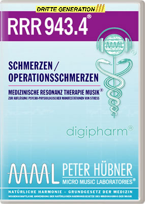 Peter Hübner - Medizinische Resonanz Therapie Musik<sup>®</sup> - RRR 943 Schmerzen / Operationsschmerzen Nr. 4