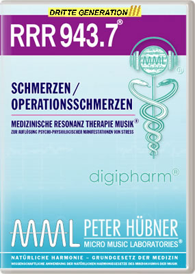 Peter Hübner - Medizinische Resonanz Therapie Musik<sup>®</sup> - RRR 943 Schmerzen / Operationsschmerzen Nr. 7