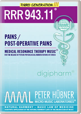 Peter Hübner - Medical Resonance Therapy Music<sup>®</sup> - RRR 943 Pains / Post-Operative Pains No. 11