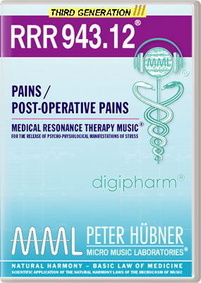 Peter Hübner - Medical Resonance Therapy Music<sup>®</sup> - RRR 943 Pains / Post-Operative Pains No. 12