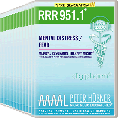 Peter Hübner - Medical Resonance Therapy Music<sup>®</sup> - RRR 951 Mental Distress / Fear No. 1-12