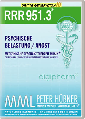 Peter Hübner - Medizinische Resonanz Therapie Musik<sup>®</sup> - RRR 951 Psychische Belastung / Angst Nr. 3