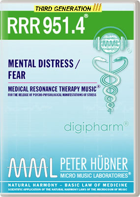 Peter Hübner - Medical Resonance Therapy Music<sup>®</sup> - RRR 951 Mental Distress / Fear No. 4