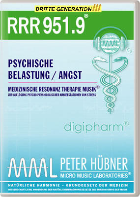 Peter Hübner - Medizinische Resonanz Therapie Musik<sup>®</sup> - RRR 951 Psychische Belastung / Angst Nr. 9
