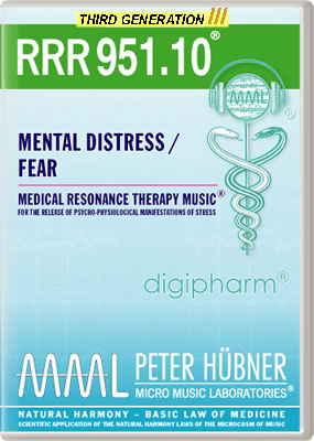 Peter Hübner - Medical Resonance Therapy Music<sup>®</sup> - RRR 951 Mental Distress / Fear No. 10