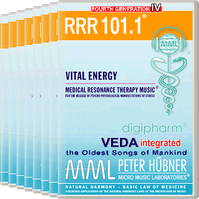Peter Hübner - Medical Resonance Therapy Music<sup>®</sup> - RRR 101 Vital Energy No. 1-8