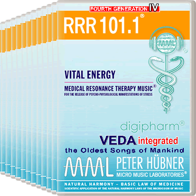 Peter Hübner - Medical Resonance Therapy Music<sup>®</sup> - RRR 101 Vital Energy No. 1-12