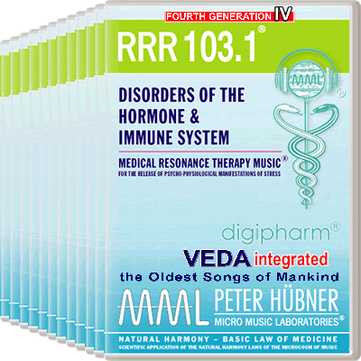 Peter Hübner - Medical Resonance Therapy Music<sup>®</sup> - RRR 103 Disorders of the Hormone & Immune System No. 1-12