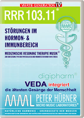 Peter Hübner - Medizinische Resonanz Therapie Musik<sup>®</sup> - RRR 103 Störungen im Hormon- & Immunsystem Nr. 11