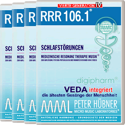 Peter Hübner - Medizinische Resonanz Therapie Musik<sup>®</sup> - RRR 106 Schlafstörungen Nr. 1-4