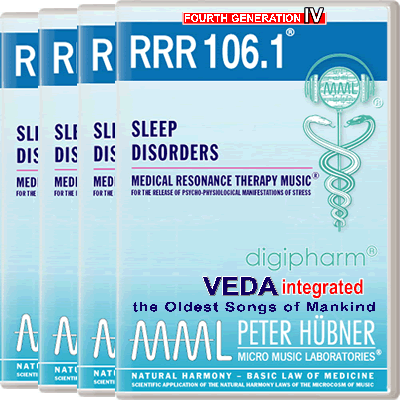 Peter Hübner - Medical Resonance Therapy Music<sup>®</sup> - RRR 106 Sleep Disorders No. 1-4