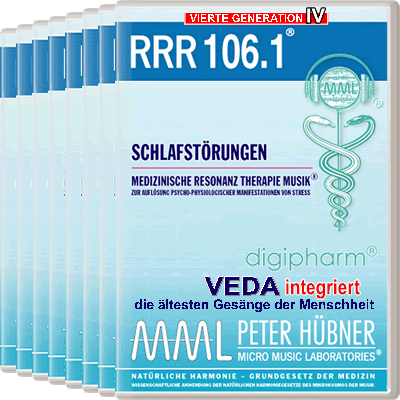 Peter Hübner - Medizinische Resonanz Therapie Musik<sup>®</sup> - RRR 106 Schlafstörungen Nr. 1-8