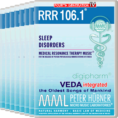 Peter Hübner - Medical Resonance Therapy Music<sup>®</sup> - RRR 106 Sleep Disorders No. 1-8