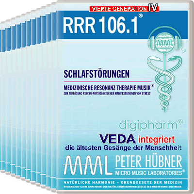 Peter Hübner - Medizinische Resonanz Therapie Musik<sup>®</sup> - RRR 106 Schlafstörungen Nr. 1-12