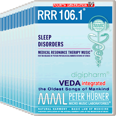 Peter Hübner - Medical Resonance Therapy Music<sup>®</sup> - RRR 106 Sleep Disorders No. 1-12