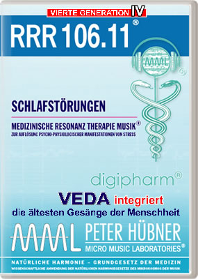 Peter Hübner - Medizinische Resonanz Therapie Musik<sup>®</sup> - RRR 106 Schlafstörungen • Nr. 11