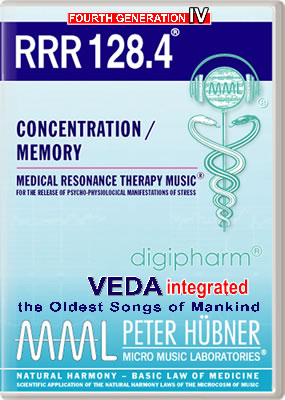 Peter Hübner - Medical Resonance Therapy Music<sup>®</sup> - RRR 128 Concentration / Memory No. 4