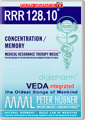 Peter Hübner - Medical Resonance Therapy Music<sup>®</sup> - RRR 128 Concentration / Memory No. 10