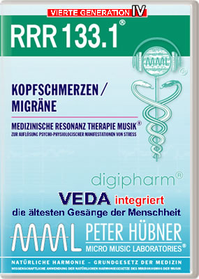 Peter Hübner - Medizinische Resonanz Therapie Musik<sup>®</sup> - RRR 133 Kopfschmerzen / Migräne • Nr. 1