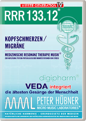 Peter Hübner - Medizinische Resonanz Therapie Musik<sup>®</sup> - RRR 133 Kopfschmerzen / Migräne • Nr. 12