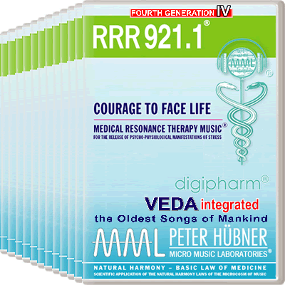 Peter Hübner - Medical Resonance Therapy Music<sup>®</sup> - RRR 921 Courage to Face Life No. 1-12