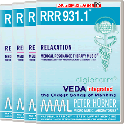 Peter Hübner - Medical Resonance Therapy Music<sup>®</sup> - RRR 931 Relaxation No. 1-4