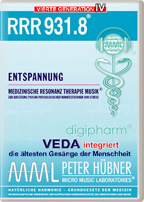 Peter Hübner - Medizinische Resonanz Therapie Musik<sup>®</sup> - RRR 931 Entspannung • Nr. 8