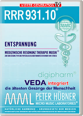 Peter Hübner - Medizinische Resonanz Therapie Musik<sup>®</sup> - RRR 931 Entspannung • Nr. 10