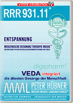 Peter Hübner - Medizinische Resonanz Therapie Musik<sup>®</sup> - RRR 931 Entspannung • Nr. 11