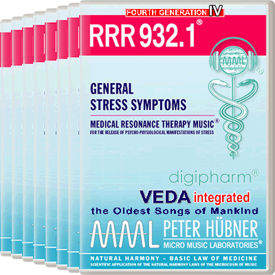 Peter Hübner - Medical Resonance Therapy Music<sup>®</sup> - RRR 932 General Stress Symptoms No. 1-8