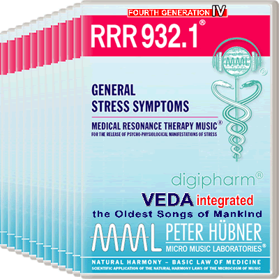 Peter Hübner - Medical Resonance Therapy Music<sup>®</sup> - RRR 932 General Stress Symptoms No. 1-12