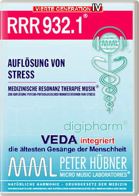 Peter Hübner - Medizinische Resonanz Therapie Musik<sup>®</sup> - RRR 932 Auflösung von Stress • Nr. 1