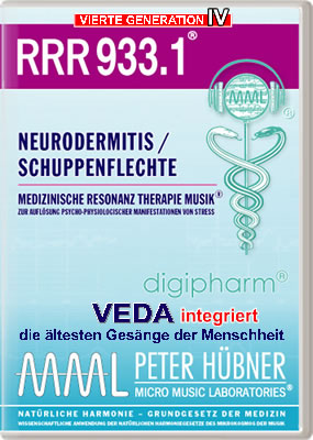 Peter Hübner - Medizinische Resonanz Therapie Musik<sup>®</sup> - RRR 933 Neurodermitis / Schuppenflechte • Nr. 1