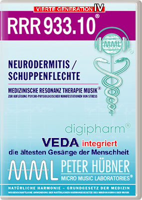 Peter Hübner - Medizinische Resonanz Therapie Musik<sup>®</sup> - RRR 933 Neurodermitis / Schuppenflechte Nr. 10