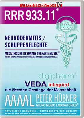 Peter Hübner - Medizinische Resonanz Therapie Musik<sup>®</sup> - RRR 933 Neurodermitis / Schuppenflechte Nr. 11
