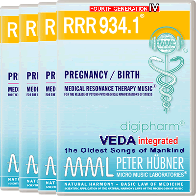 Peter Hübner - Medical Resonance Therapy Music<sup>®</sup> - RRR 934 Pregnancy & Birth No. 1-4
