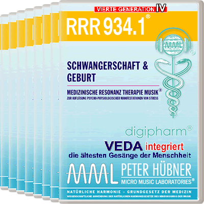 Peter Hübner - Medizinische Resonanz Therapie Musik<sup>®</sup> - RRR 934 Schwangerschaft & Geburt Nr. 1-8