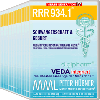 Peter Hübner - Medizinische Resonanz Therapie Musik<sup>®</sup> - RRR 934 Schwangerschaft & Geburt Nr. 1-12