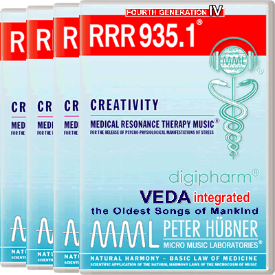 Peter Hübner - Medical Resonance Therapy Music<sup>®</sup> - RRR 935 Creativity No. 1-4