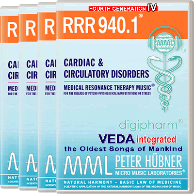 Peter Hübner - Medical Resonance Therapy Music<sup>®</sup> - RRR 940 Cardiac & Circulatory Disorders No. 1-4