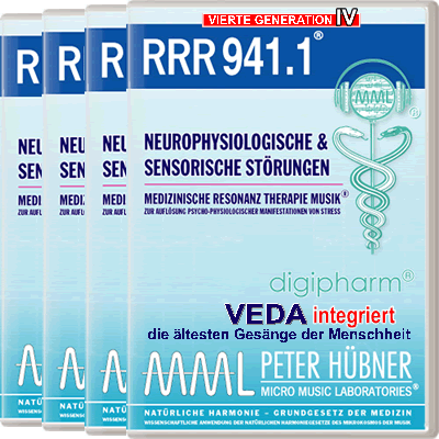 Peter Hübner - Medizinische Resonanz Therapie Musik<sup>®</sup> - RRR 941 Neurophysiologische & sensorische Störungen Nr. 1-4