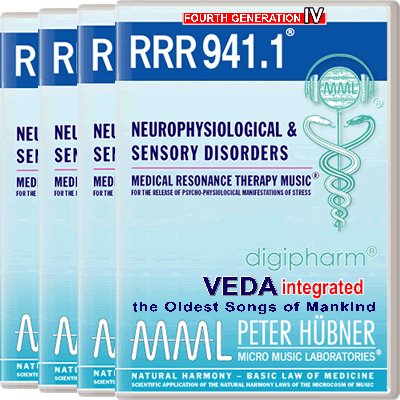 Peter Hübner - Medical Resonance Therapy Music<sup>®</sup> - RRR 941 Neurophysiological & Sensory Disorders No. 1-4